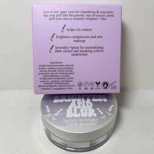 Brighten & Blur Lavender Setting Powder