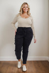 Judy Blue Got The Goods Cargo Cuffed Jogger