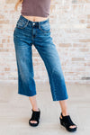 Judy Blue High Rise Wide Leg Crop Jeans