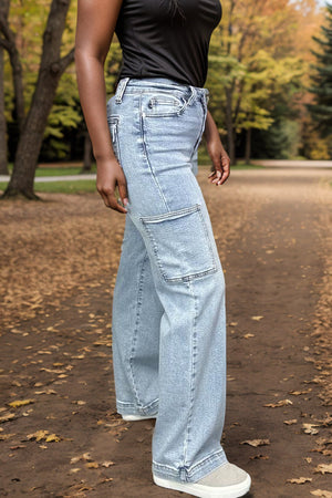 Judy Blue High Energy Cargo Jeans