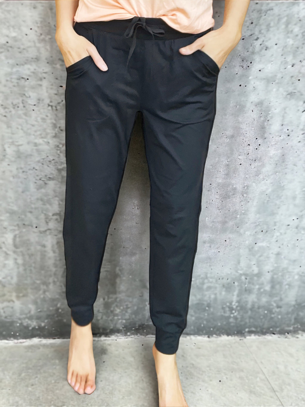 Thread & Supply Travel Joggers in Black