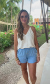 Dusty Blue Everyday Shorts
