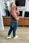 Judy Blue Mid Rise Cuffed Destroy Boyfriend Jeans