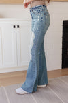 Judy Blue High Rise Heavy Distressed Flares