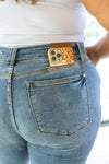 Judy Blue Mid Rise Cell Phone Pocket Straight Jeans