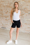 Judy Blue High Rise Button Fly Trouser Shorts