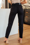 Judy Blue Rhinestone Slim Fit Jeans in Black