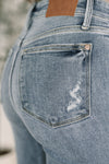 Judy Blue High Rise Bootcut With Fray Hem Jeans