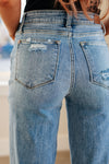 Judy Blue High Rise 90's Straight Jeans in Light Wash