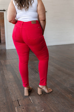 Plus size red clearance jeans