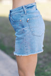 Judy Blue High Rise Western Embroidery Detail Cut Off Shorts