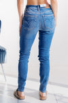 Judy Blue Mid Rise Thermal Skinny Jeans