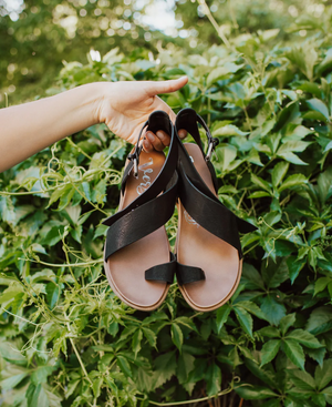 Very G Not Who You Are Sandals in Black (SALE)