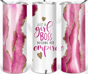 Girl Boss 20oz Skinny Tumbler