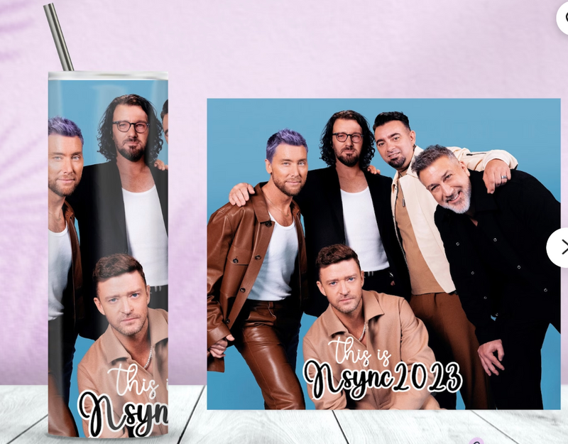 The Best Boy Band 2023 20oz Skinny Tumbler