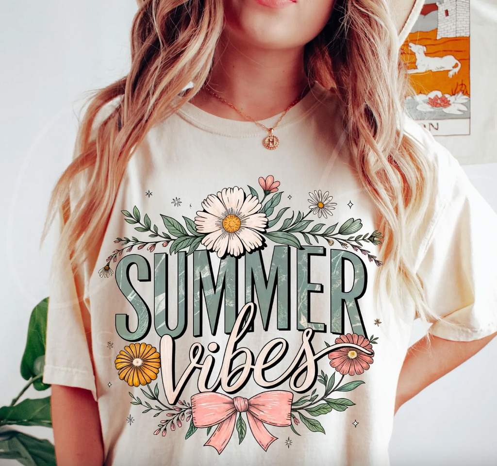 Summer Vibes Graphic Tee or Pullover