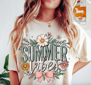Summer Vibes Graphic Tee or Pullover