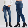 Judy Blue Mid Rise Thermal Skinny Jeans