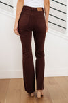 Judy Blue High Rise Timmy Control Flare Jeans in Espresso