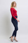 Judy Blue Heart Shaped Back Pocket Skinny Jeans