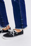 Judy Blue High Rise Rigid Magic Distressed Straight Jeans
