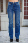 Judy Blue Mid Rise Bootcut Jeans with Thermal Lining