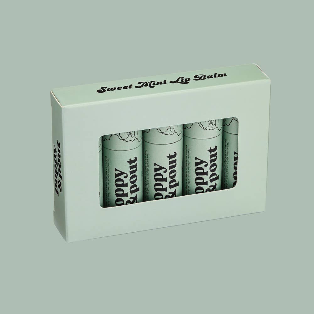 Poppy & Pout Lip Balm, Sweet Mint