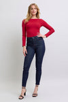 Judy Blue Heart Shaped Back Pocket Skinny Jeans