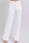 Risen High Waist Straight Jeans