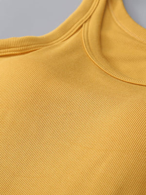 Round Neck Tank With Built in Lift Bra (Multiple Colors) (Pink Label)