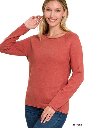 For You Round Neck Sweater (Multiple Colors)