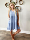 Leave it Behind Dress in Denim (SALE)