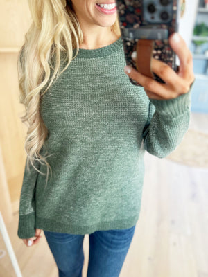 As it Was Sweater in Olive