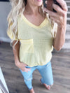 Middle Child Sweater Knit Short Sleeve Top (Multiple Colors)