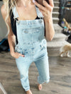 Judy Blue Distressed Straight Leg Overalls