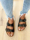 Very G Smooth Operator Sandals in Black
