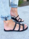 Free And Easy Sandals in Black