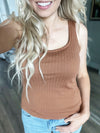 Cute As Can Be Cable Knit Tank Top (Multiple Colors)