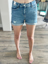 Judy Blue You Had Me At Hello Embroidered Pocket Shorts
