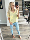 Middle Child Sweater Knit Short Sleeve Top (Multiple Colors)