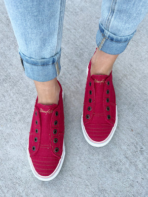 Blowfish Let's Party Sneakers in Deep Red