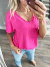 Good Girl V-Neck Short Sleeve (Multiple Colors)