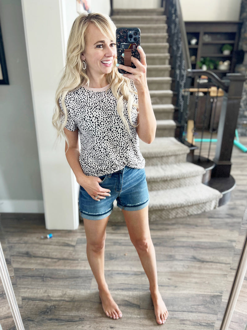 Don't Tame Me Animal Print Top