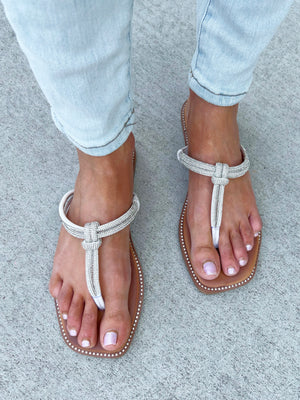 Very G First Dibs Sandals in Silver