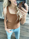 Cute As Can Be Cable Knit Tank Top (Multiple Colors)