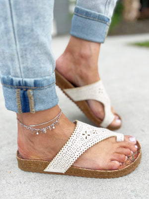 Very G Every Angle Sandals in Cream