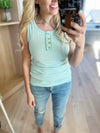 How it Is Henley Tank Top (New Multiple Colors)