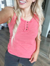 **Deal of the Day** Remember My Words Ribbed Tank Top (Multiple Colors)