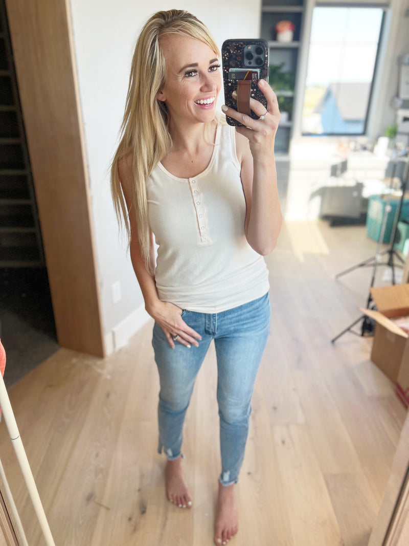 Kristen Tank in White Swan