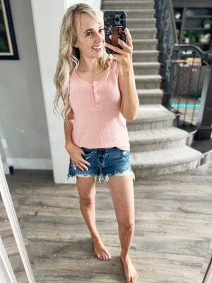 Get Around It Tank Top in Coral